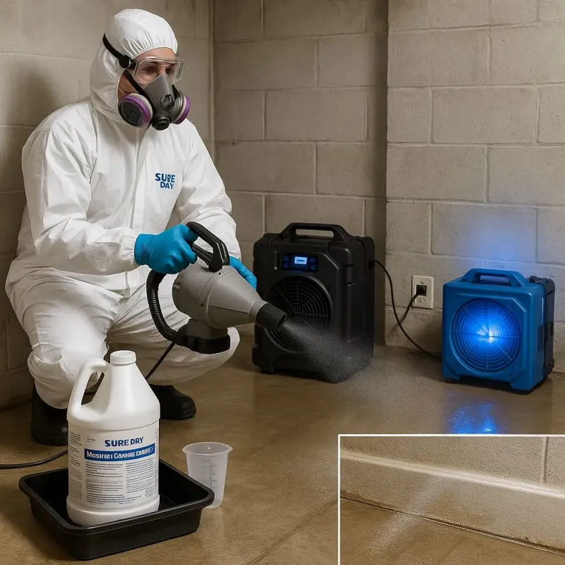 Sanitization and Odor Removal process in Grant Parish, LA